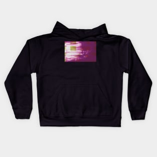 Geometrical water in Magenta Kids Hoodie